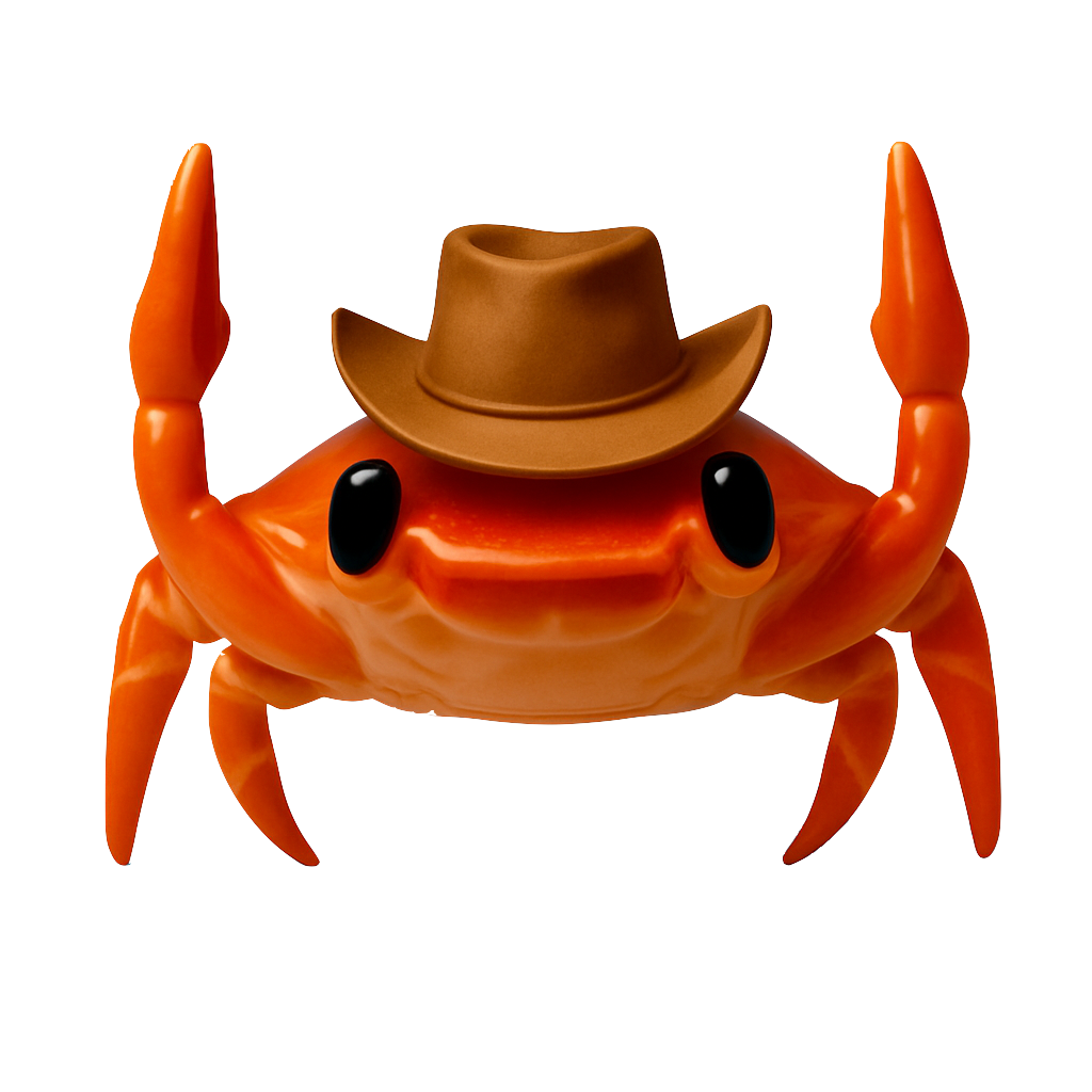 Crabby the Cowboy Crab